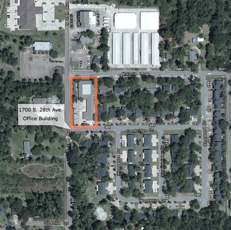 South 28th Ave. Office Building: 1700 S 28th Ave, Hattiesburg, MS 39402
